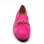 Brunate mocassin fuchsia suède 20443